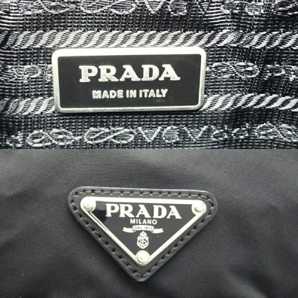 dh68119 7 Prada Nylon Backpack Black