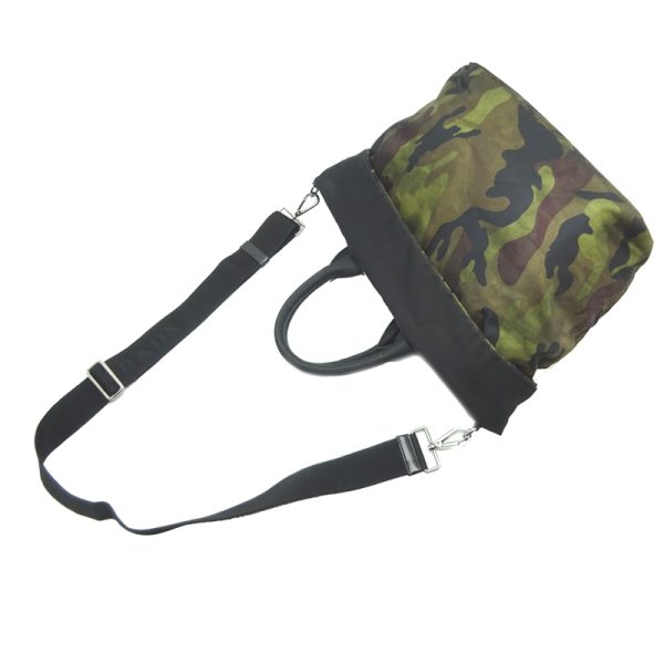 dh68127 4 Prada Nylon Shoulder Bag Reversible Camouflage Green