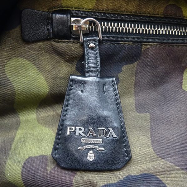 dh68127 8 Prada Nylon Shoulder Bag Reversible Camouflage Green