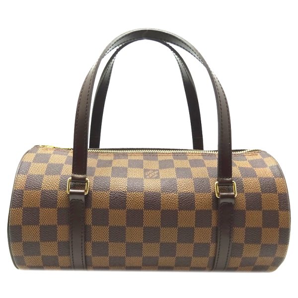 dh68182 1 Louis Vuitton Papillon PM Damier Ebene Handbag Brown