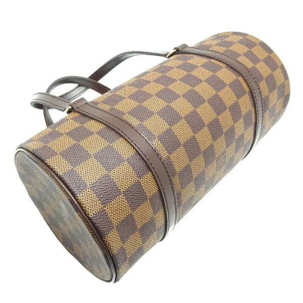 dh68182 3 Louis Vuitton Papillon PM Damier Ebene Handbag Brown