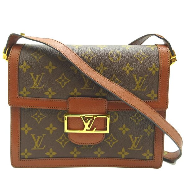 dh68470 1 Louis Vuitton Sac Dauphine Monogram Shoulder Bag Brown