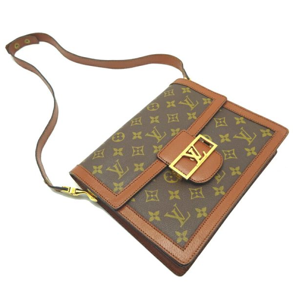 dh68470 3 Louis Vuitton Sac Dauphine Monogram Shoulder Bag Brown