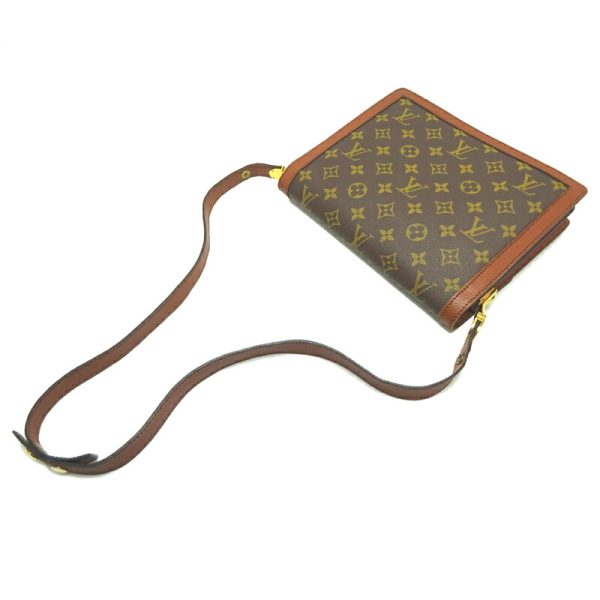 dh68470 4 Louis Vuitton Sac Dauphine Monogram Shoulder Bag Brown