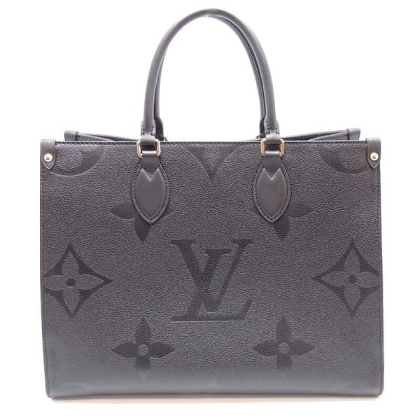 dh68611 2 Louis Vuitton On the Go MM Empreinte Handbag Black