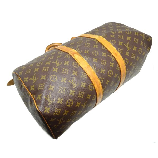 dh68627 3 Louis Vuitton Keepall 45 Monogram Bag Brown