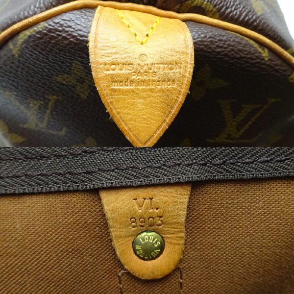 dh68627 8 Louis Vuitton Keepall 45 Monogram Bag Brown