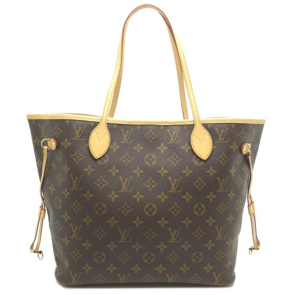 dh68631 2 Louis Vuitton Neverfull MM Monogram Tote Bag Brown