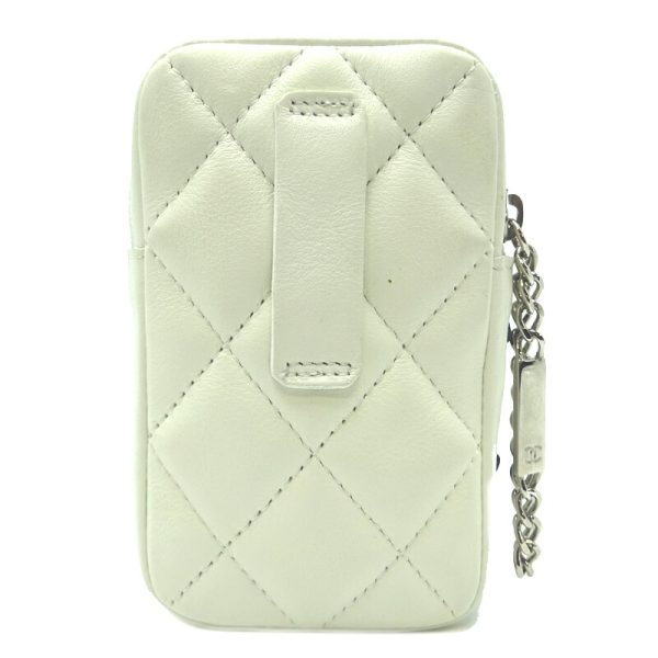 dh68715 2 Chanel Cambon Line Case Calf Accessories White