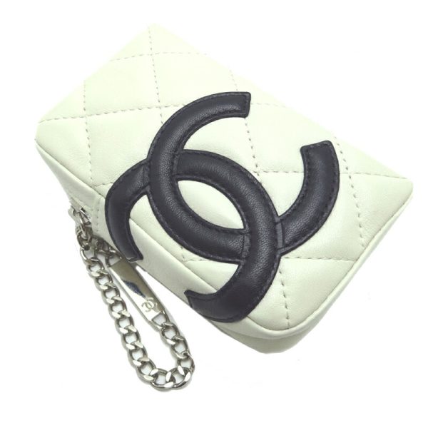 dh68715 3 Chanel Cambon Line Case Calf Accessories White