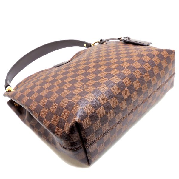 dh68777 03 Louis Vuitton Damier Graceful Pm Shoulder Bag Brown