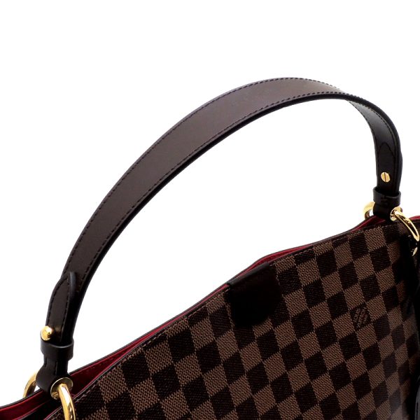 dh68777 05 Louis Vuitton Damier Graceful Pm Shoulder Bag Brown