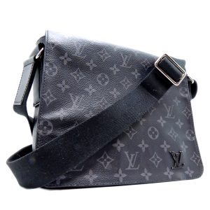 dh68778 01 Louis Vuitton Hampstead PM Damier Ebene Tote Bag Damier Canvas