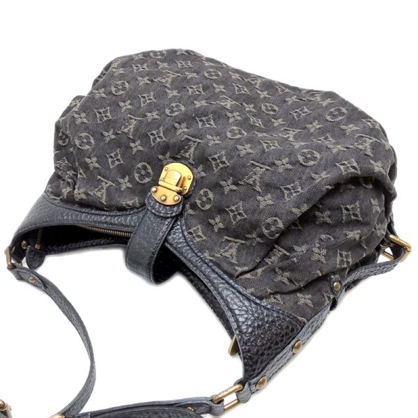 dh68779 04 Louis Vuitton Monogram Denim Shoulder Bag Black