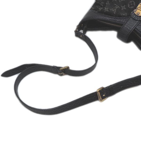 dh68779 05 Louis Vuitton Monogram Denim Shoulder Bag Black