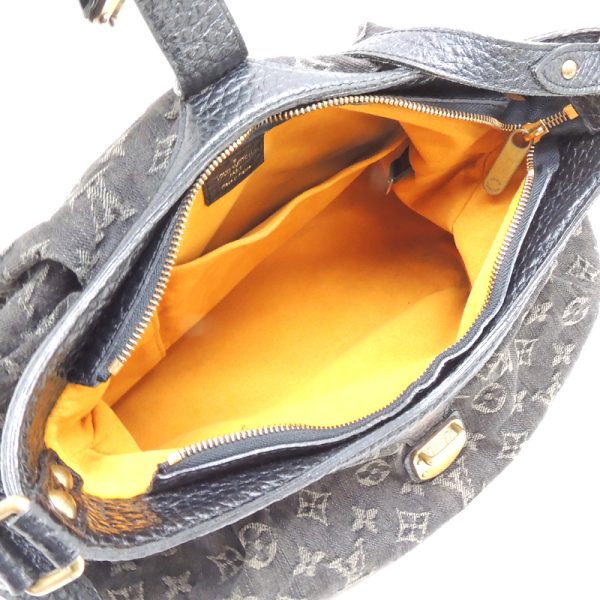 dh68779 06 Louis Vuitton Monogram Denim Shoulder Bag Black