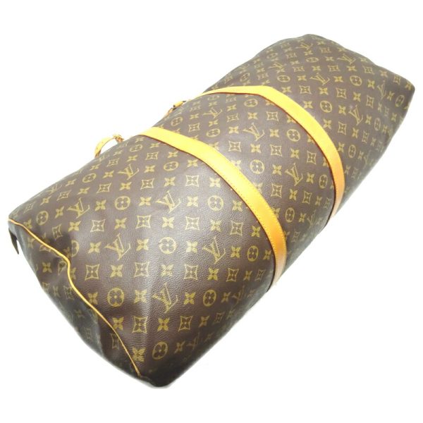 dh68801 3 Louis Vuitton Keepall 60 Monogram Bag Brown