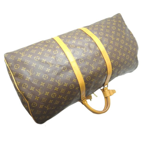 dh68801 4 Louis Vuitton Keepall 60 Monogram Bag Brown