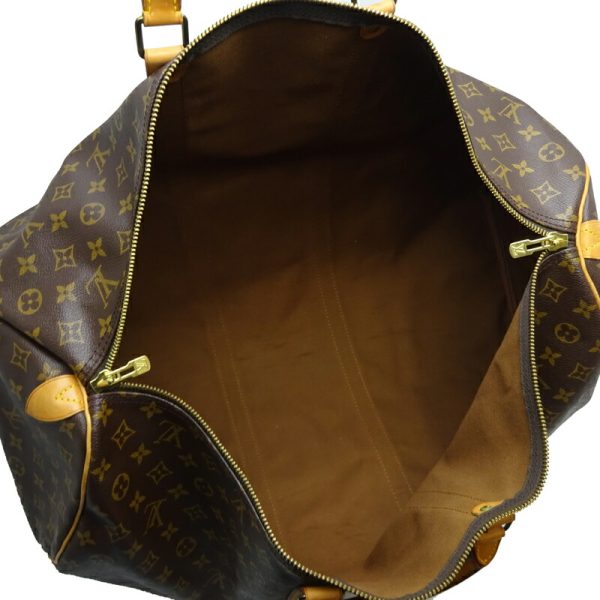 dh68801 6 Louis Vuitton Keepall 60 Monogram Bag Brown