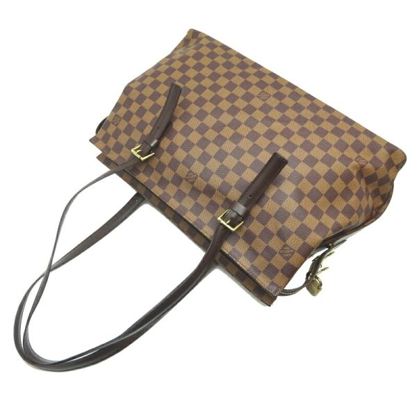 dh68806 4 Louis Vuitton Chelsea Damier Ebene Shoulder Bag Brown