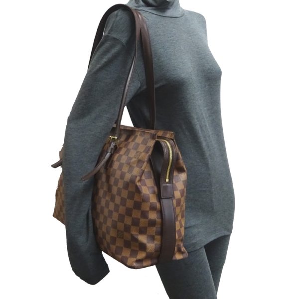 dh68806 9 Louis Vuitton Chelsea Damier Ebene Shoulder Bag Brown