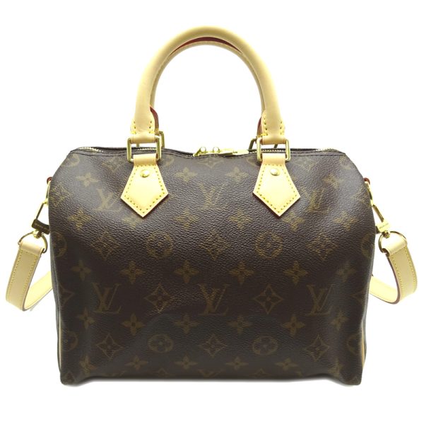 dh69087 12 Louis Vuitton Speedy Bandouliere 25 Monogram Handbag Brown