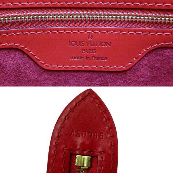 dh69089 7 Louis Vuitton Saint Jacques Shopping Epi Tote Bag Red