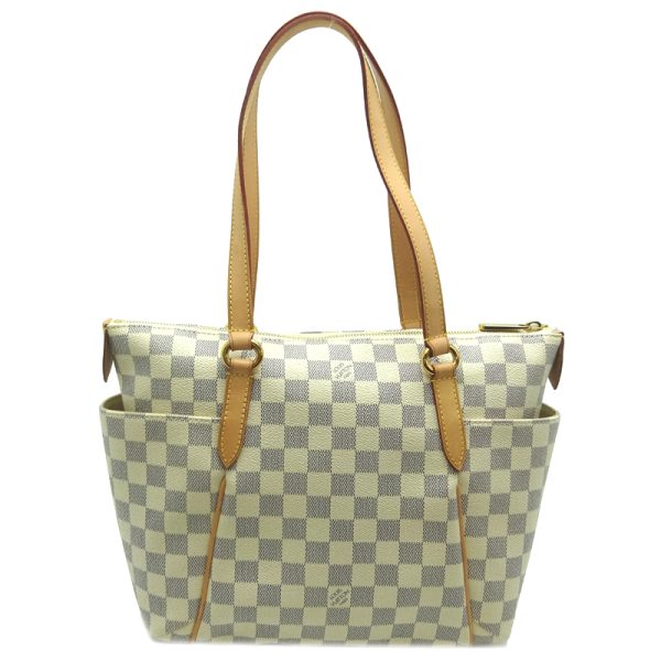 dh69183 2 Louis Vuitton Totally Pm Damier Azur Tote Bag White