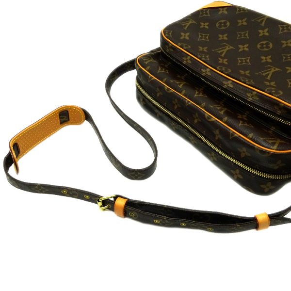 dh69201 06 Louis Vuitton Nile Monogram Shoulder Bag Brown