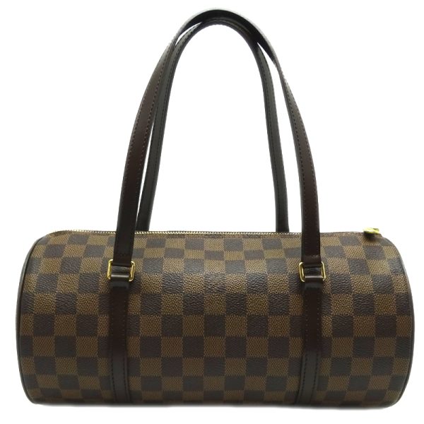 dh69203 02 Louis Vuitton Papillon 30 Damier Ebene Bag Brown