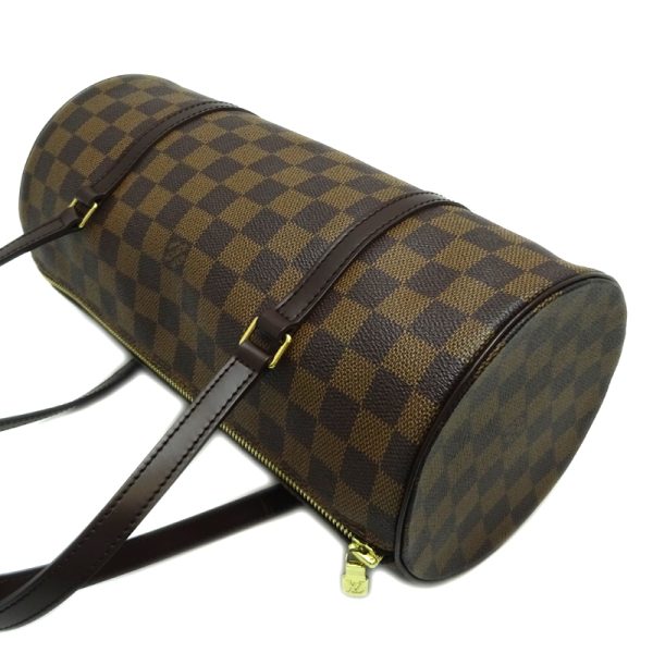 dh69203 04 Louis Vuitton Papillon 30 Damier Ebene Bag Brown