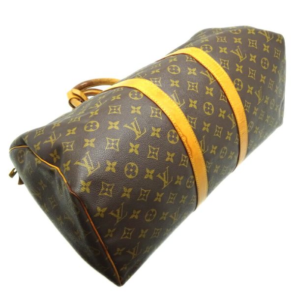 dh69207 03 Louis Vuitton Keepall 45 Monogram Bag Brown