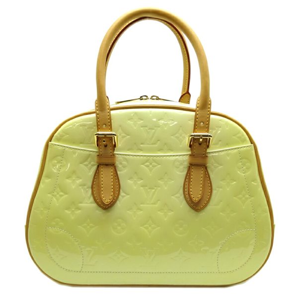 dh69339 2 Louis Vuitton Summit Drive Vernis Handbag Yellow