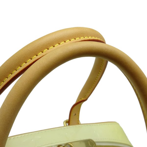 dh69339 5 Louis Vuitton Summit Drive Vernis Handbag Yellow