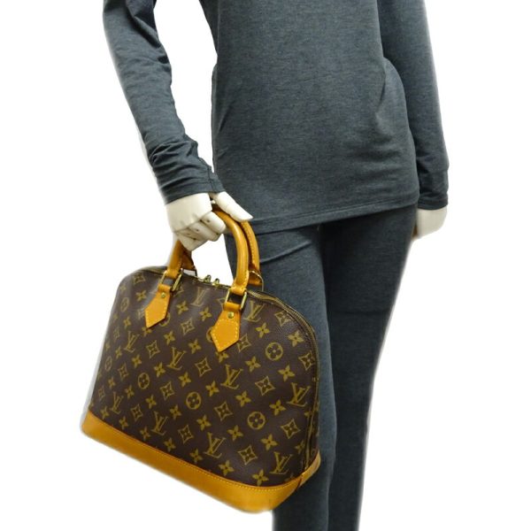 dh69417 9 Louis Vuitton Alma Pm Monogram Handbag Brown