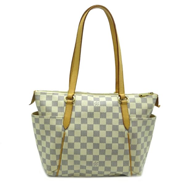 dh69418 2 Louis Vuitton Totally Pm Damier Azur Tote Bag White