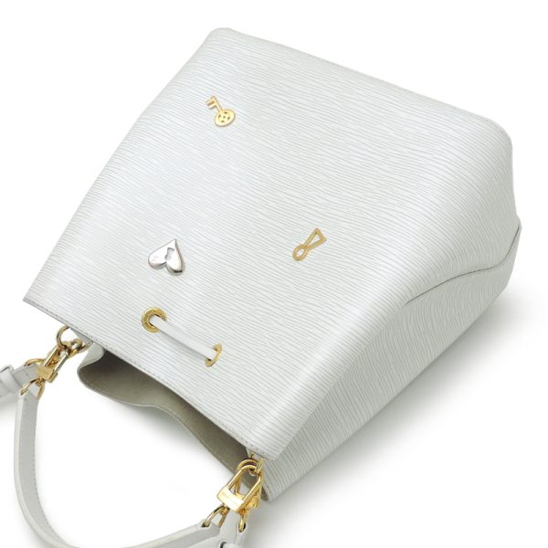 dh69540 4 Louis Vuitton Love Lock Neonoe Mm Epi Shoulder Bag White