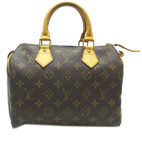 dh69558 1 Louis Vuitton Speedy 25 Monogram Handbag Brown