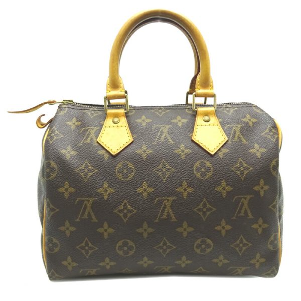 dh69558 2 Louis Vuitton Speedy 25 Monogram Handbag Brown