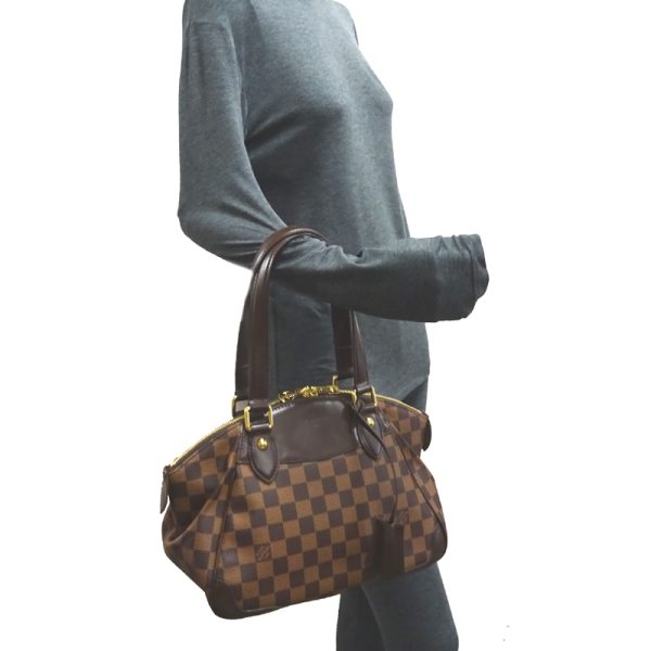 dh69559 8 Louis Vuitton Verona Pm Damier Ebene Handbag Brown