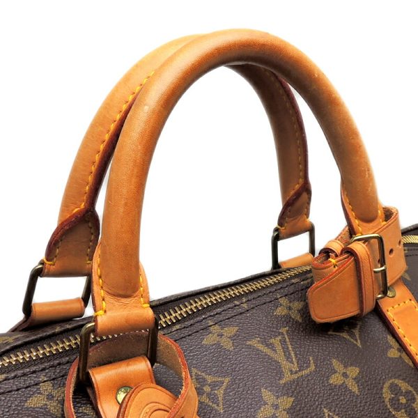 dh69589 05 Louis Vuitton Keepall 60 Monogram Bag Brown