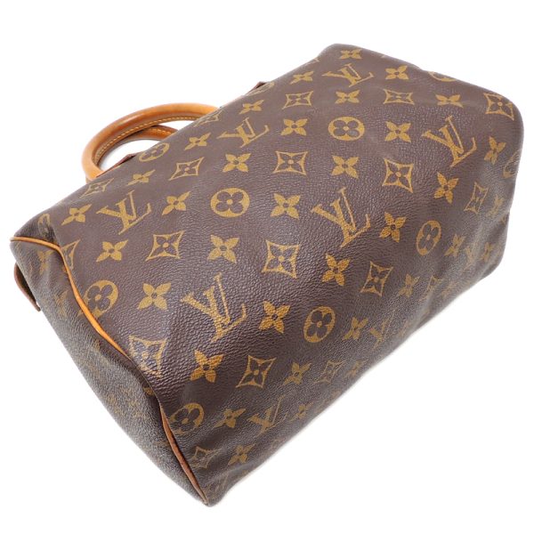 dh69590 03 Louis Vuitton Speedy 25 Monogram Handbag Brown