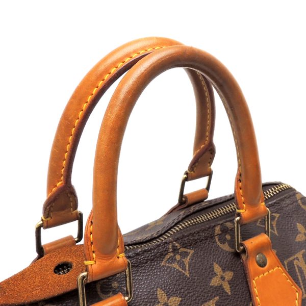 dh69590 05 Louis Vuitton Speedy 25 Monogram Handbag Brown