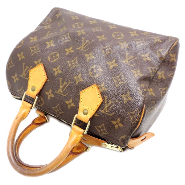 dh69591 04 Louis Vuitton Speedy 25 Monogram Handbag Brown