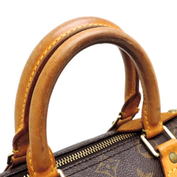 dh69591 05 Louis Vuitton Speedy 25 Monogram Handbag Brown