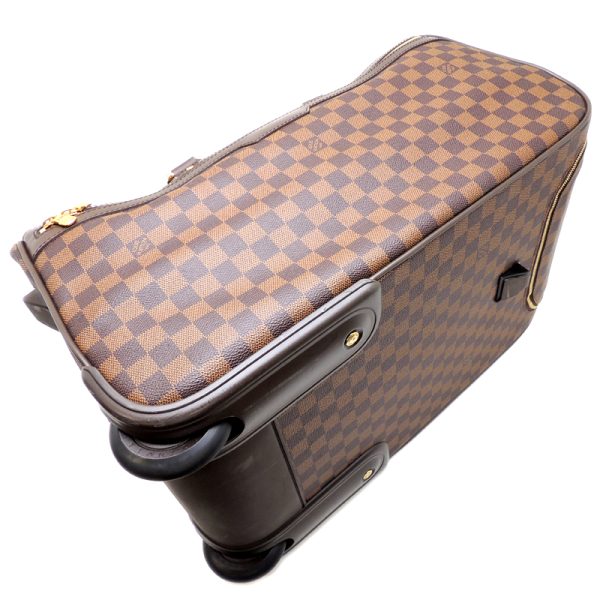 dh69592 03 Louis Vuitton Eor 50 Damier Ebene Carry Bag Brown