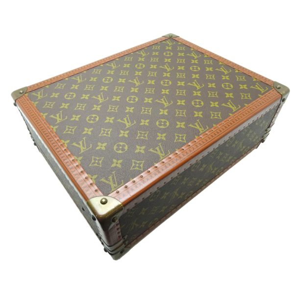 dh69757 3 Louis Vuitton Coteville 40 Monogram Trunk Brown