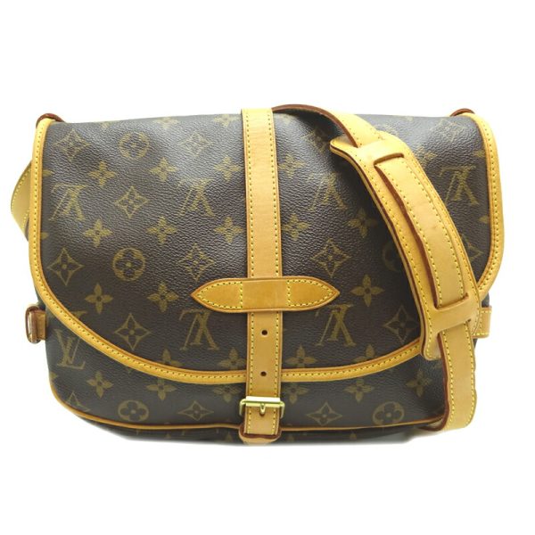 dh69789 1 Louis Vuitton Saumur 30 Monogram Shoulder Bag Brown