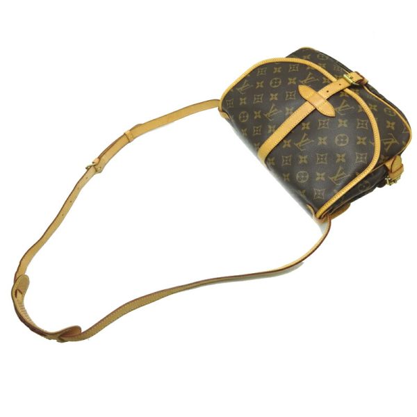 dh69789 3 Louis Vuitton Saumur 30 Monogram Shoulder Bag Brown