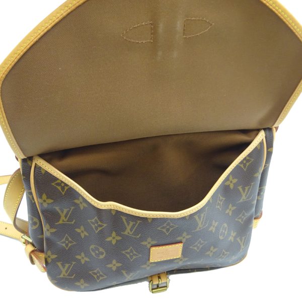 dh69789 6 Louis Vuitton Saumur 30 Monogram Shoulder Bag Brown